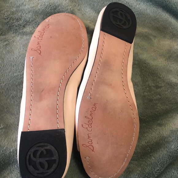 Sam Edelman Beatrix Ballet Flats Cream Black Studs - Picture 4 of 7